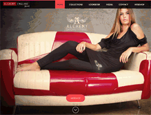 Tablet Screenshot of alchemyenglandapparel.com